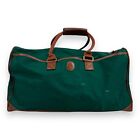 Vtg 90’s Ralph Lauren Polo Green Duffel Overnight Travel Bag Carry On Weekender