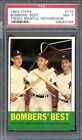 1963 Topps #173 Bomber's Best Mickey Mantle PSA 7 New York Yankees 3769