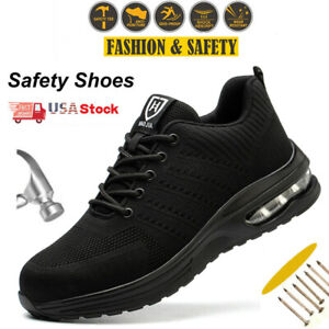 Indestructible Safety Work Shoes Steel Toe Breathable Work Boots Mens' Sneakers