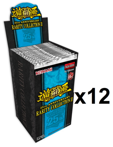SEALED CASE 12 25th Anniversary Rarity Collection II (2) Booster Box YuGiOh 5/24