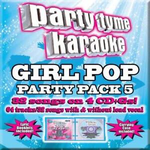 Party Tyme Karaoke - Girl Pop Party Pack 5 [4 CD+G] - Audio CD - VERY GOOD