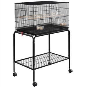 Large Flight Bird Cage Parrot Parakeet Flight Cage for Small Birds with Stand