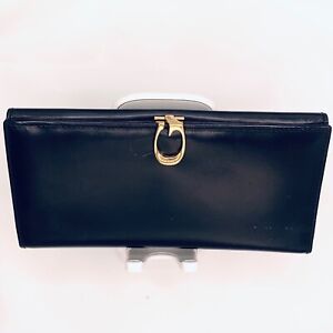 GUCCI wallet leather black Authentic from Japan