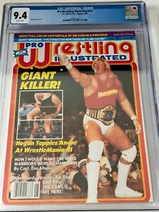 Pro Wrestling Illustrated August 1987 - CGC 9.4