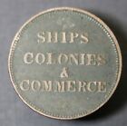 Canada PEI Halfpenny Token - Ships Colonies & Commerce - PE-10-9