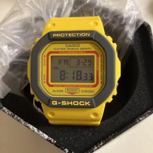 CASIO G-SHOCK DW-5610Y-9 5600 series Vintage Yellow Digital Watch men's quartz t