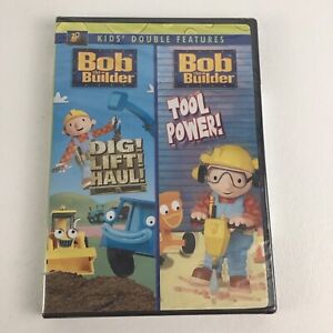 Bob The Builder DVD Kids Double Feature Tool Power Dig Lift Haul New Sealed