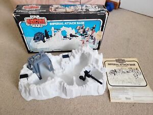 Vintage Kenner Star Wars Hoth Imperial Attack Base 1980 100% Complete Box Instru