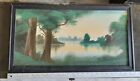 New ListingFlorida Landscape Upson Board Painting in Highwaymen style signed Miles