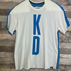 Kevin Durant Nike KD 35 Split White Blue Shirt Crewneck Mens XXL Basketball