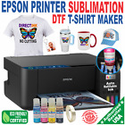 EPSON PRINTER WITH SUBLIMATION INK  BUNDLE PRINT  MUG, AND DTF T-SHIRT COTTON