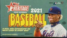 2021 Topps Heritage High Number Factory Sealed Hobby Box