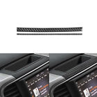 Carbon Fiber Top Of Display Console Cover Strip For Dodge Ram 1500 2013-2015