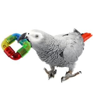 Super Bird Creations SB906 Rattle Ring Bird Toy Parrot Foot Toy Foraging Toy