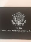 Vintage Rare 1996 United States Mint Premier Silver Proof Set COA