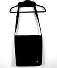 Calvin Klein Messenger Bag Black Neoprene Crossbody Laptop Tablet Flap Bag
