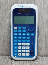 Texas Instruments TI-34 MultiView Scientific Calculator 4 Line Works with Cover