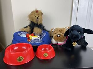 3 Stuffed Toys. TY. My Twinn. Yappy the Dog. Black Lab. Bulldog Puppy. Accessory