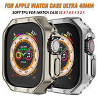 For Apple Watch Ultra 49mm Series 9 8 7 6 5 4 3 SE Rugged Bumper TPU Case Cover