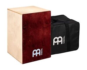 Meinl Percussion Cafe Cajon Box Drum Plus Bag with Snare and Bass Tone for Ac...