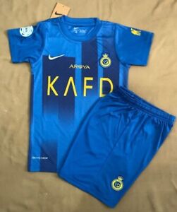 Brand New Al Nassr FC Away Uniform Cristiano Ronaldo#7 For Kids And Men 2023/24