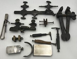 Vintage Watchmakers Machinists Lathe Tools Lot