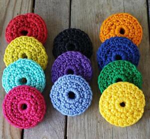 Crochet Nylon Dish Scrubbies Pot Scrubbers & Scrubby. Choose color & quantity.