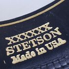 Vintage 1990's STETSON 6X SILVERTON 7½ (60) BLACK Fur Felt Western Cowboy Hat