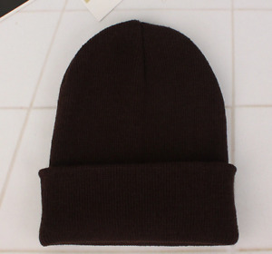 Thick Beanie warm Plain Knit Hat Baggy Cap Cuff Slouchy Skull Hat Ski Men Women