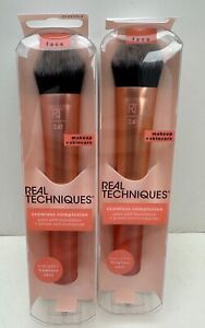 x2 Real Techniques Seamless Complexion Makeup Brush Liquid & Cream 04054 RT 241