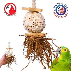 Bonka Bird Toys Sola Star Natural Small Medium Chew Bird Toy Parakeet Conure Pet