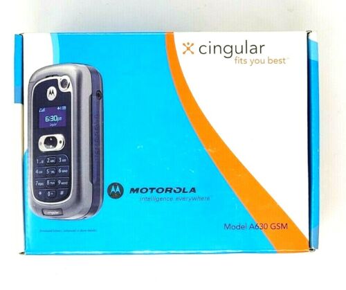 Cingular Motorola A630 Flip Cell Phone Qwerty Keyboard Bluetooth RARE Collect