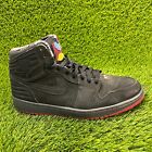 Nike Air Jordan 1 Retro 93 Mens Size 12 Black Athletic Shoes Sneakers 580514-032