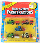 Vintage Micro Action Farm Tractors 1989 Funrise UNPUNCHED Collectible Toys 5 Pk