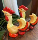 Awesome! Retro Vintage Holt Howard Rooster Pair Salt and Pepper Shakers(U1)