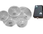 Electronic Drum Cymbals Set with Ghost Drums Triggers Attached (No Hi-Hats)