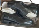 Vintage Mens Florsheim Lexington Wingtip Oxford Black Shoes Size 8.5 3E 17067