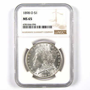 1898 O Morgan Dollar MS 65 NGC 90% Silver Uncirculated Coin SKU:I6148