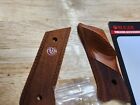 Ruger Mark III Checkered Cocobolo grips with right-handed thumb rest Red Emblem