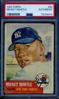 1953 Topps #82 Mickey Mantle PSA AUTHENTIC *New York Yankees*