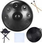 Handpan Drum in D Minor 440Hz 10Notes 12Notes 22 Inche Steel drum with Soft Bag