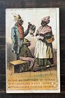 Antique McLaughlins XXXX Roasted Coffee Trading Card, African Am. Pictured