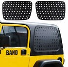2x Rear Window Glass Panel Cover Trim For Jeep Wrangler TJ 1997-2006 Accessories (For: Jeep TJ)