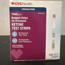 CVS Health True Plus Ketone Test Strips 100 - Expires 9/30/24 Free  Shipping!