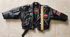 Harley Davidson Riders Leather Jacket Vintage Men's Genuine Black Small