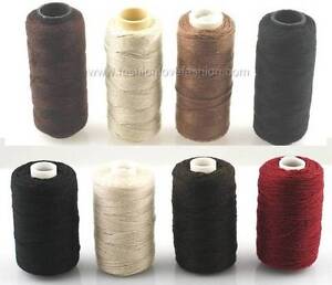 1 Spool Hair Extension Sewing/Braid/Weaving Decor Thread 5 Color/Size Options