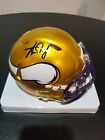 New ListingAaron Jones Signed Minnesota Vikings Flash Mini Helmet AUTO BAS Hologram