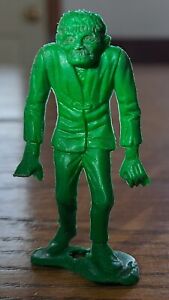 Frankenstein MPC Universal Monster Green Plastic Figure 1960s Frito Pop Top