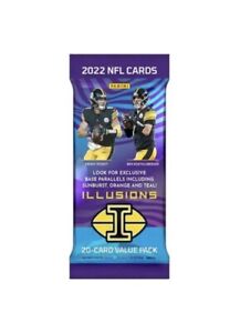 Panini NFL 2022 Illusions 2 Pack Football Trading Cards - 20 Cards New Sealed