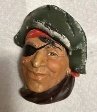 Vintage The Smuggler Pirate Bossons Head Chalkware  1973 Legend Unsigned